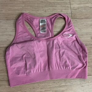 Gymshark Bubblegum Pink Sports Bra, Size M